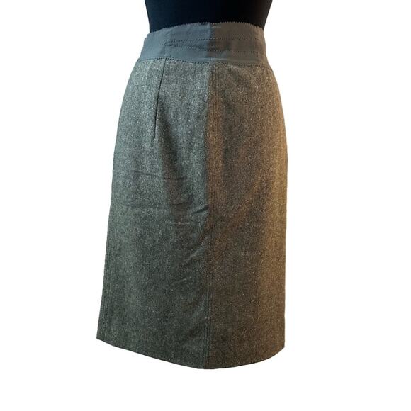 Stella McCartney Midi Tweed Wool Skirt Mid Rise  IT Size 40 = US 4 - Picture 1 of 13